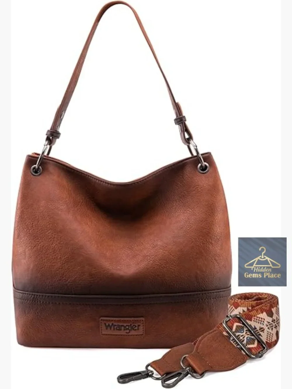 Hobo Bag Vegan Leather Shoulder Purse Crossbody Handbag